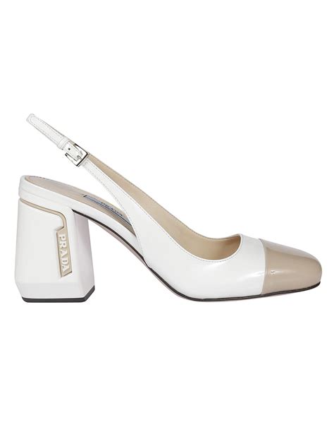 prada block heel slingback|Women's Prada Slingback Heels .